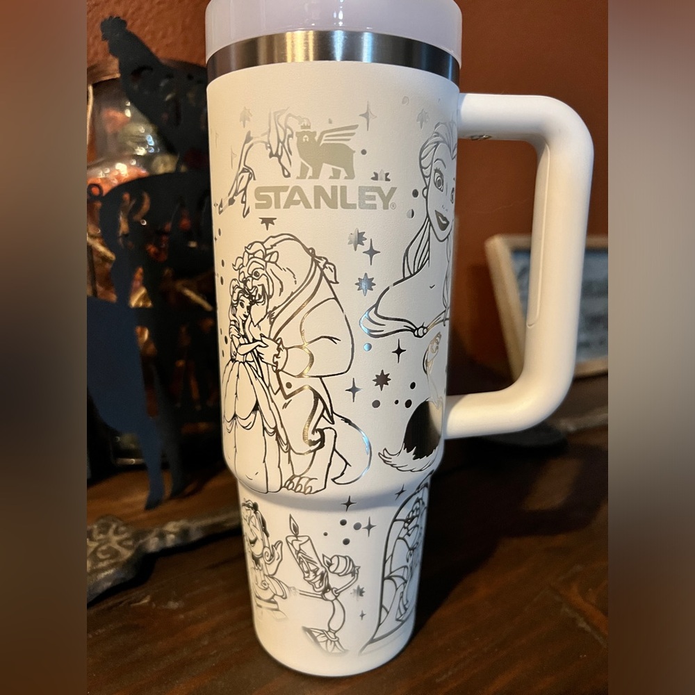 30oz STANLEY ENGRAVED BEAUTY AND THE BEAST